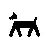 Pictogram dogs allowed
