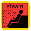 Pictogram steam bath